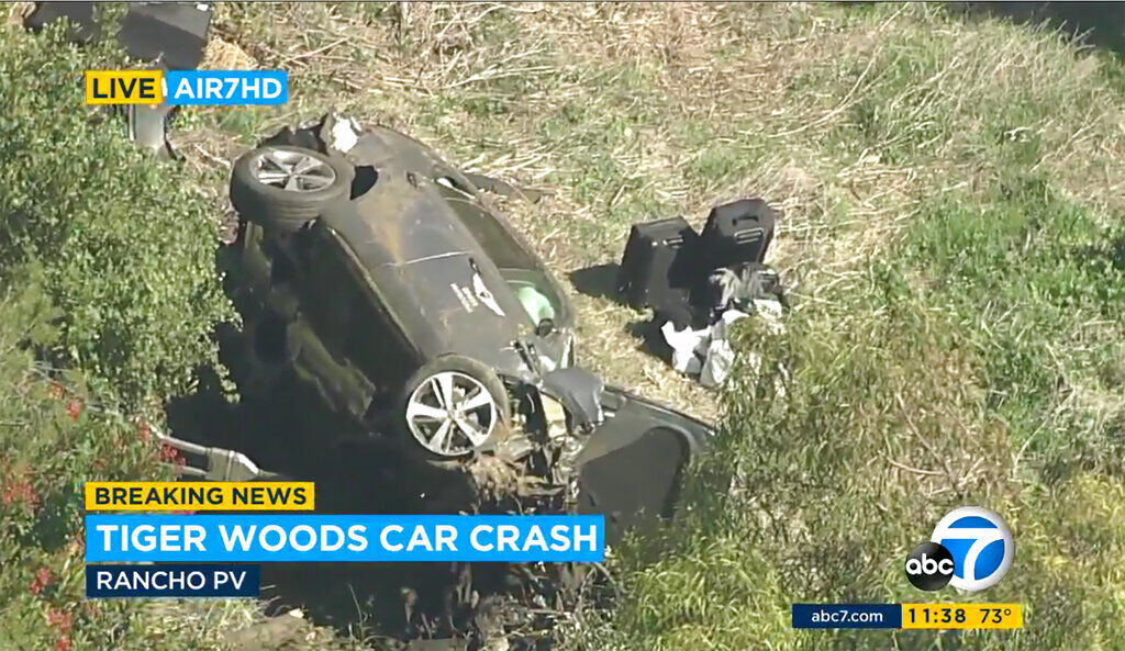 Tiger Woods Vehicle Crash